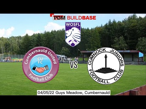 Cumbernauld United Vs Cumnock Juniors (3-3) | WOSFL Premier Division | 04/05/22