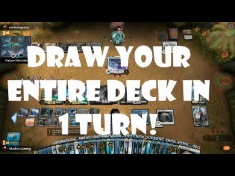 Unravel Mysteries infinite self mill combo MTG Arena constructed ranked BO1