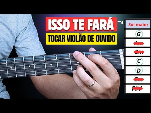 COMO TOCAR VIOLÃO DE OUVIDO em 3 PASSOS RÁPIDOS | seu ouvido NUNCA MAIS será o mesmo!