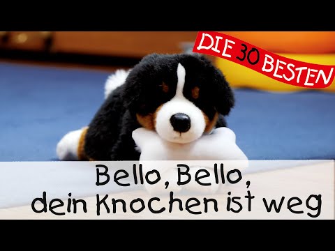 👩🏼 Bello, Bello, dein Knochen ist weg - Singen, Tanzen und Bewegen || Kinderlieder