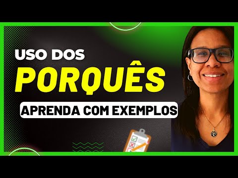 ?USO DOS PORQUÊS  EXERCÍCIOS | EMPREGO dos PORQUÊS   [Prof Eliane Vieira]