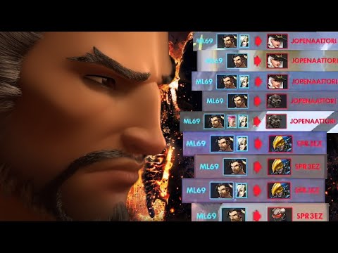 Destroying the enemy DPS with headshots, two games in a row