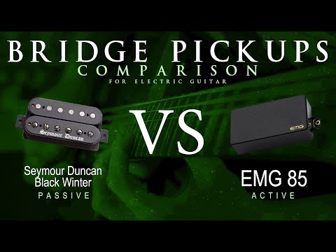Seymour Duncan BLACK WINTER vs EMG 85 - Bridge Pickup Guitar Tone Comparison Demo