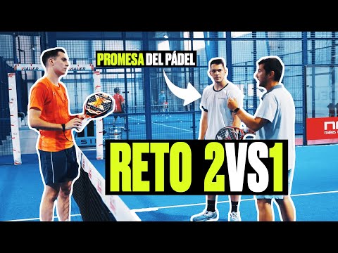 I'M FACING a PROMISING PADEL PLAYER and my COACH - 2vs1 CHALLENGE