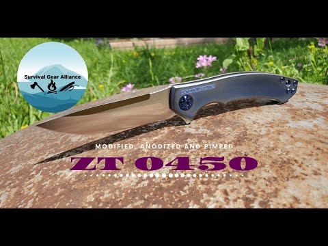 Zero Tolerance 0450 Modified, Anodized and Pimped