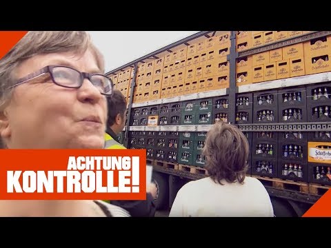 Fehlende Ladungssicherung! Zeigt die LKW Fahrerin Einsicht? | Achtung Kontrolle | Kabel Eins