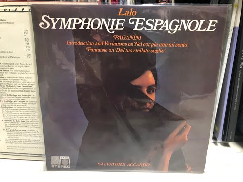 Lalo, Paganini, Salvatore Accardo ‎– Symphonie Espagnole Side B