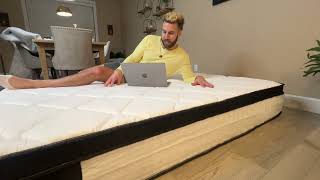 King Size Mattress 12 Inch Hybrid King Mattress in a Box, Medium Firm Mattresses with Memory Foam