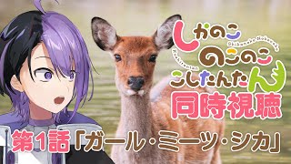 【同時視聴】しかのこのこのここしたんたん 初見の反応 第1話 「ガール・ミーツ・シカ」