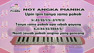 Download lagu Ask the Tree Upin Ipin Pianika Notes mp3