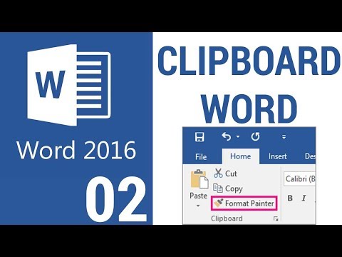 Home Menu Clipboard in Microsoft Word in Tamil