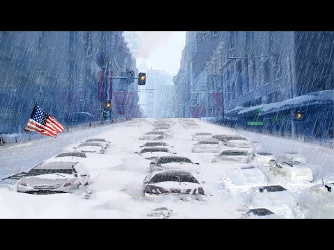 Live 🔴 Minneapolis is in danger ! Climate disaster in Minnesota ! terrible photos of snowy mayhem