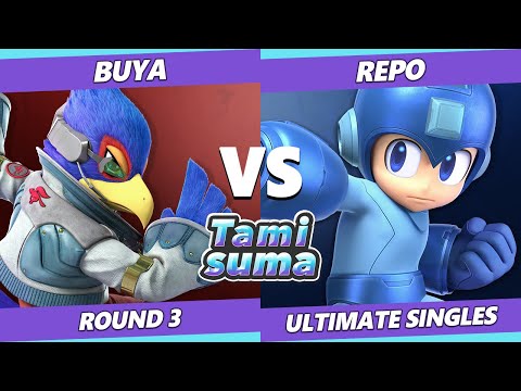 TAMISUMA 222 Round 3 - Buya (Falco) Vs. Repo (Mega Man) SSBU Smash Ultimate