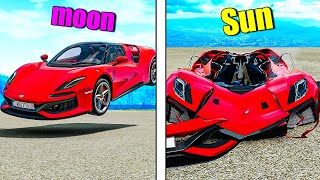 Testing cars vs different gravities in GTA 5