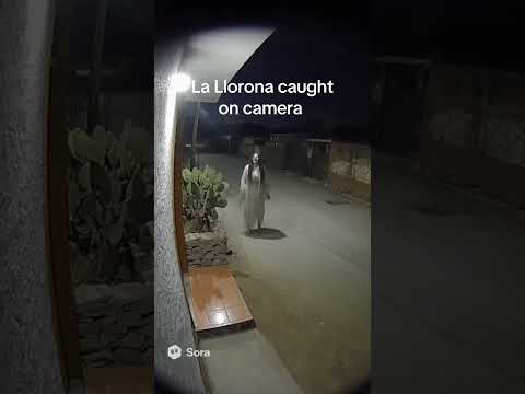 La llorona finally caught on camera #horror #viral #sorahorror #lallorona #shorts