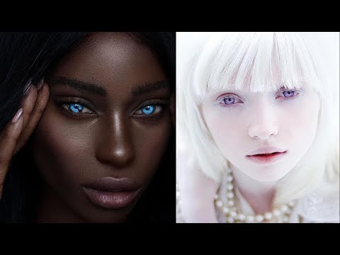 People with unusual features and extraordinary beauty... You won't believe they live among us!