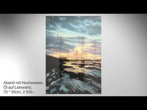 Rheinische Landschaften - Ölgemälde von Jürgen Schmitz, Siegburg.