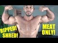 Results! Eating Meat Only! No Carbs! Keto Diet = Ripped Shredded Six Pack Abs - J.R. Samson