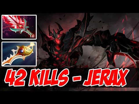 JERAX KILLS 42 WITH SHADOW FIEND WITH BLOODTHORN AND DIVINE RAPIER ! - Dota 2