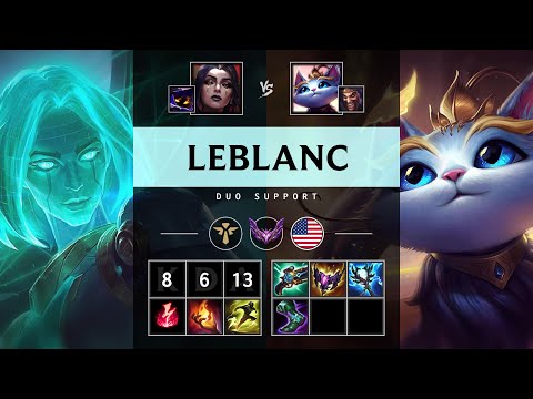 LeBlanc Support vs Yuumi - NA Master Patch 25.09