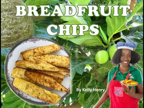 How to make BREADFRUIT CHIPS by Kelly Henry #bajanstreetfood