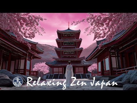 Zen in the Cherry Blossom Garden - Japanese Zen Music - Japanese Flute Music For Meditation