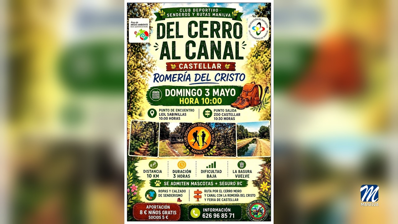 Sendero del Cerro del Canal en Castellar