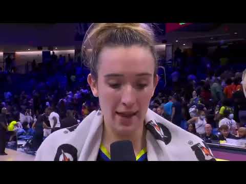 Marina Mabrey postgame sideline interview