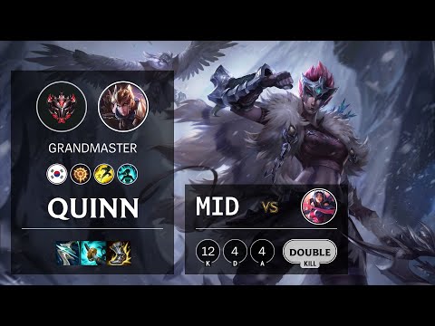 Quinn Mid vs Irelia - KR Grandmaster Patch 11.2