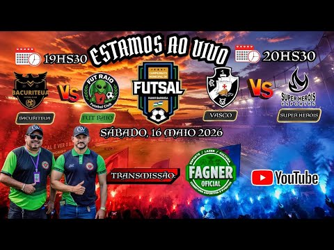 JÁ ESTAMOS AO VIVO COM AS QUARTAS DE FINAIS DO CAMPEONATO MUNICIPAL DE FUTSAL DE NOVA TIMBOTEUA