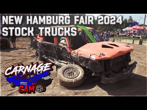 CARNAGE CAM - 2024 New Hamburg Fair (Sunday) - Stock Trucks