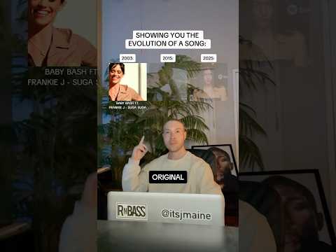 Showing You The Evolution Of A Song: Baby Bash “Suga Suga”, Robin Schulz, Lorde #shorts