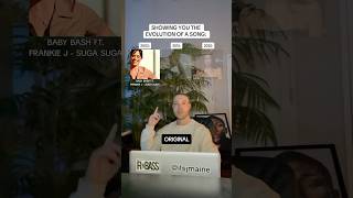 Showing You The Evolution Of A Song: Baby Bash “Suga Suga”, Robin Schulz, Lorde #shorts