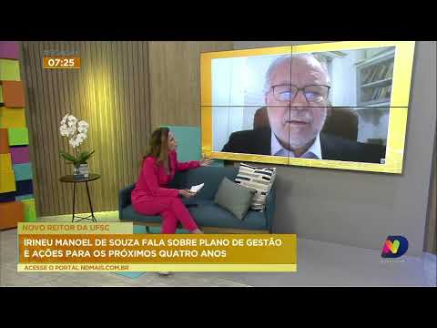 Novo reitor da UFSC fala sobre plano de gestão e ações para os próximos quatro anos