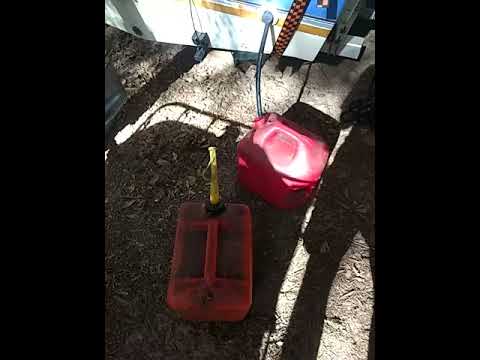 How to get gas out of your boats - below deck tank