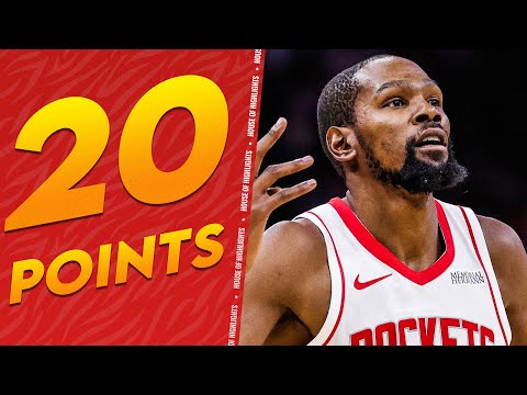 Kevin Durant Makes His Rockets DEBUT! 20 PTS Full Highlights 🔥