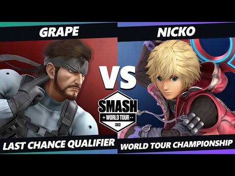 SWT Championship LCQ - Grape (Snake) Vs. Nicko (Shulk) SSBU Ultimate Tournament