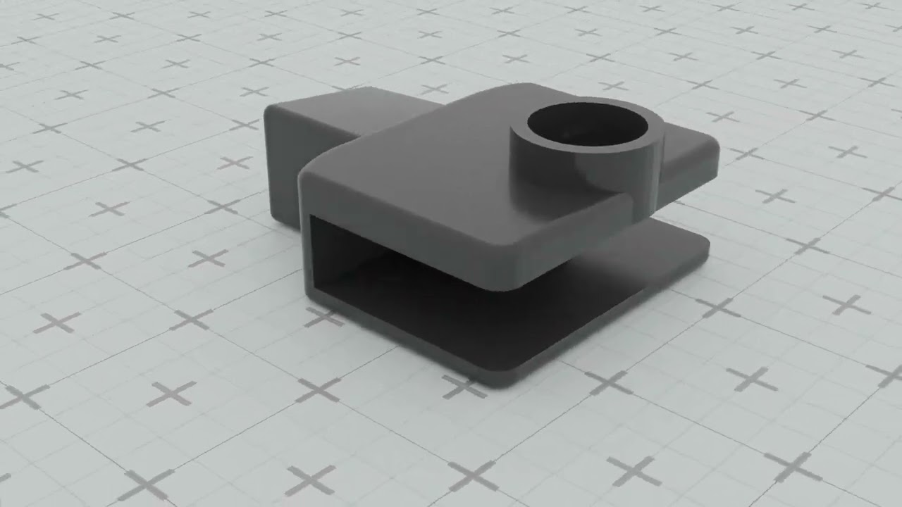 HYUNDAI SANTA FE Trunk Curtain Hook 3D Print Model