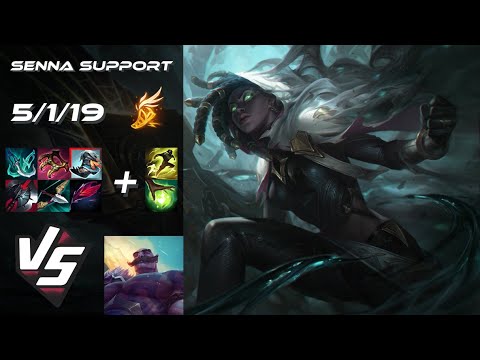 SUPPORT Senna vs Braum - NA Grandmaster Patch 25.S2.6