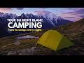 Complete Guide For Camping On Tour Du Mont Blanc