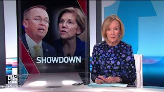 Elizabeth Warren and Mick Mulvaney face off over consumer protection bureau