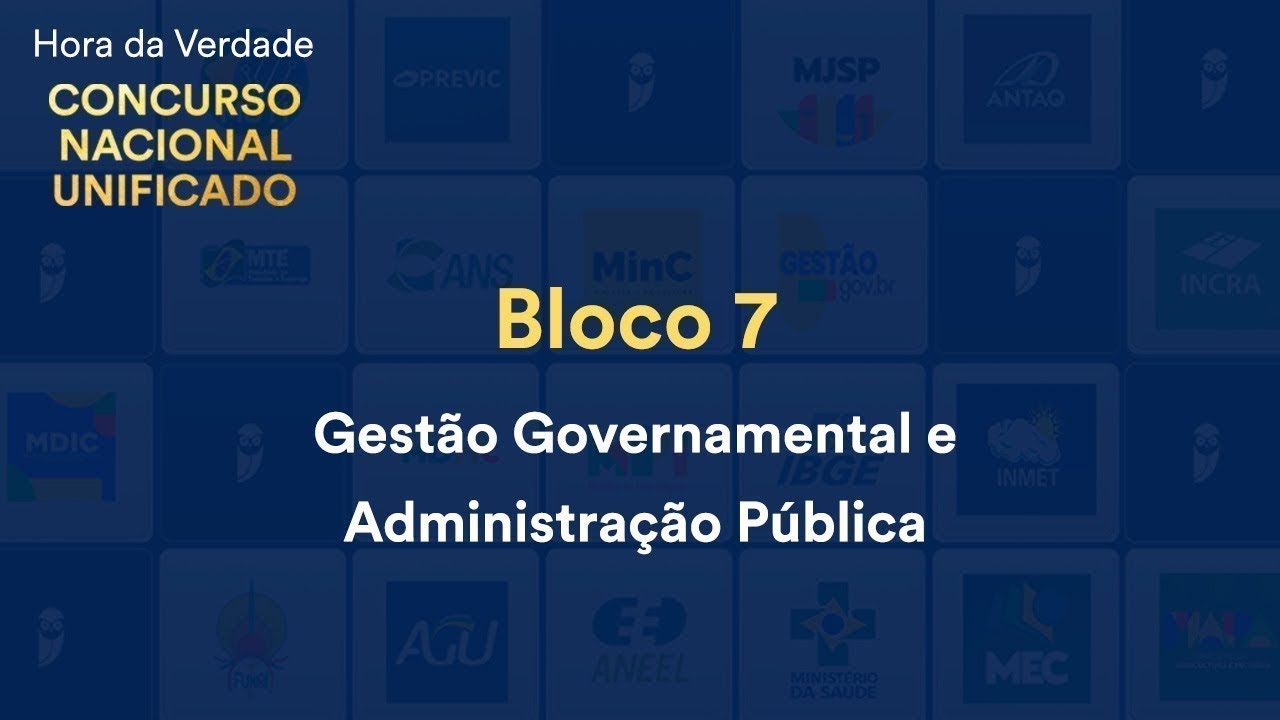 Hora da Verdade CNU – Bloco 7: Licitação e Contratos - Prof. Herbert Almeida