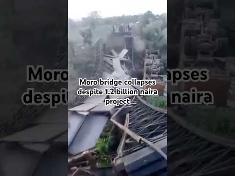 Mooro bridge linking Kwara and Oyo communities collapses despite ₦1.2 billion project