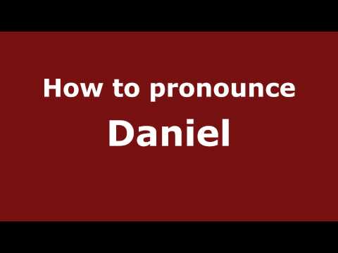 How to Pronounce Daniel - PronounceNames.com