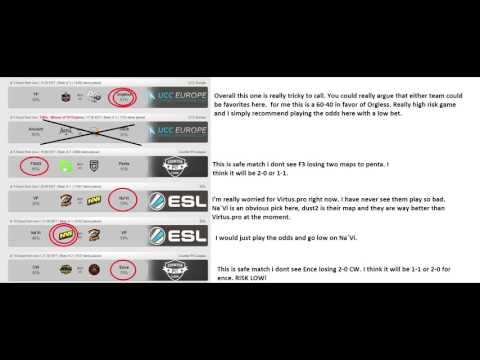 CSGO Lounge Betting Predictions - VP vs Na'Vi, Dignitas vs NiP, Ence vs CW! 02/17/16