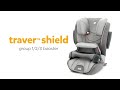 миниатюра 0 Видео о товаре Автокресло Joie Traver Shield (9-36 кг), Dark Pewter (Серый)