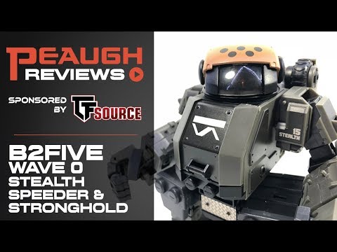 Video Review: B2FIVE Acid Rain World - Wave 0 STEALTH Speeder & Stronghold