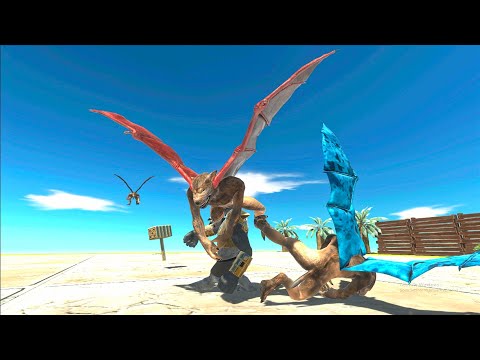 TRIO FLYING WEREWOLF VS EVERY UNITS - Animal Revolt Battle Simulator