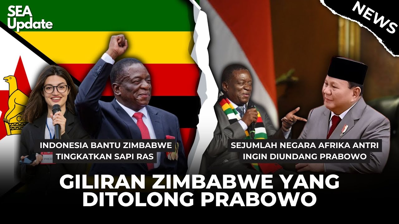 Amerika Heboh Prabowo Mau Tolong Zimbabwe yang Kurang Dapat Perhatian Dunia! Prabowo Bantu Afrika