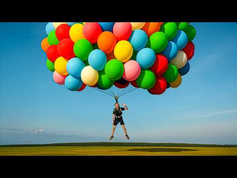 Wie viele Ballons braucht man zum Fliegen?